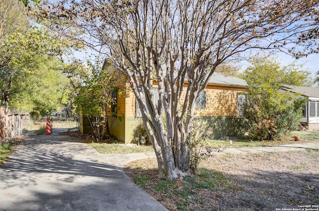 view of front of home