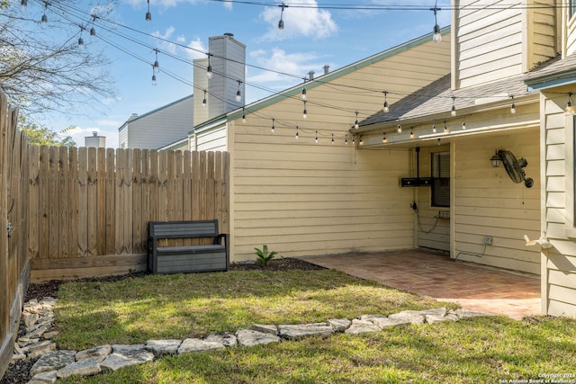 exterior space with a patio