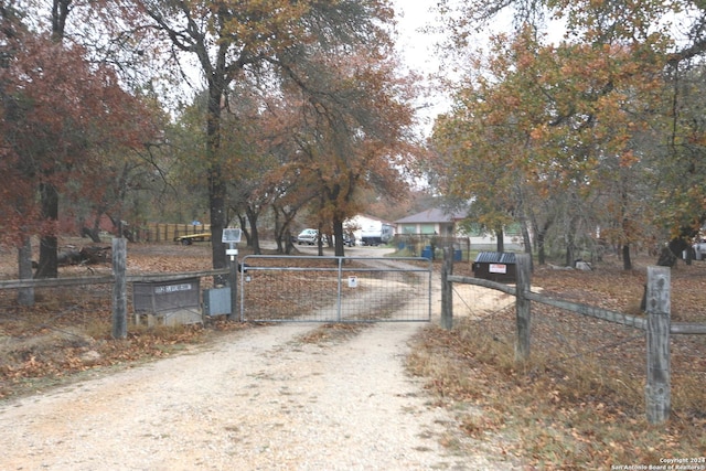 view of road