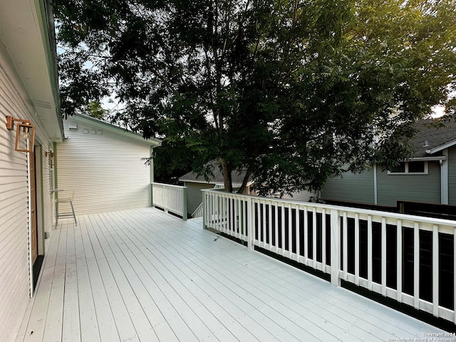 view of deck