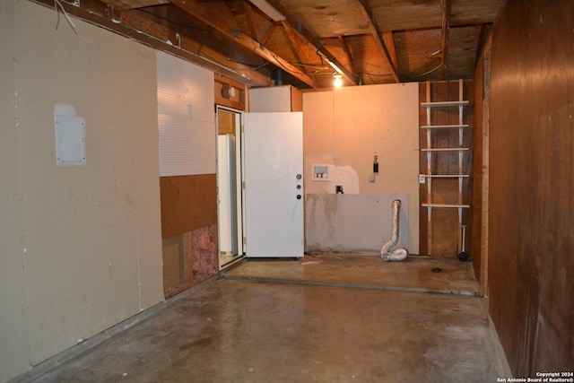 view of basement