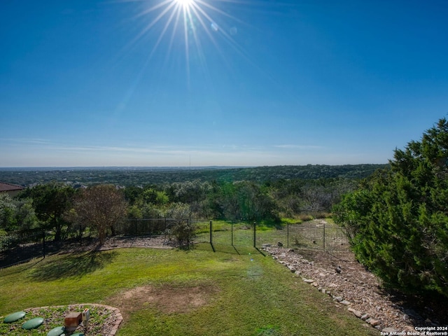 birds eye view of property featuring a rural view