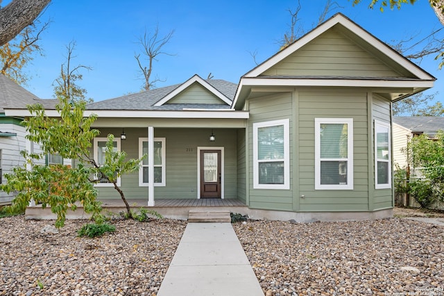 bungalow with a porch