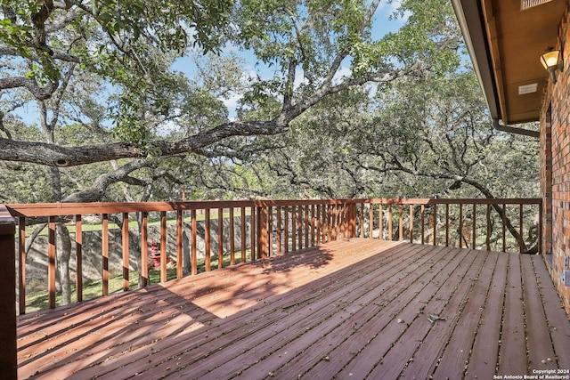 view of deck