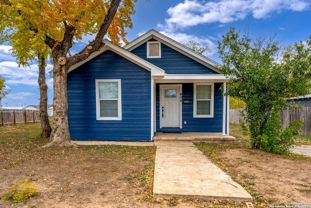 bungalow with covered porch