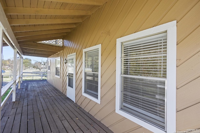 view of deck