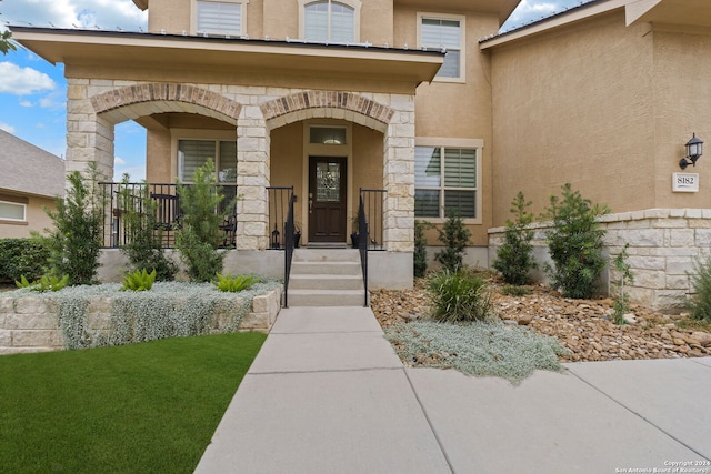 view of entrance to property