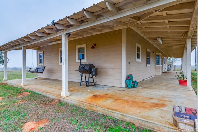 view of patio / terrace with grilling area