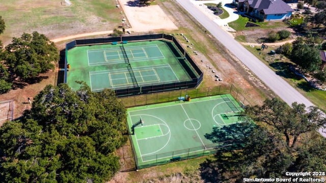 view of sport court