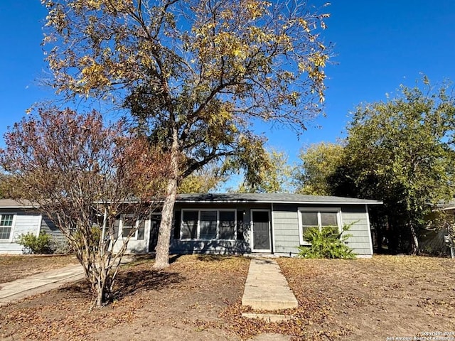 view of ranch-style home