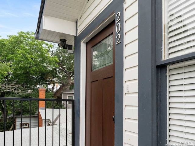 view of entrance to property