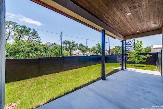 view of patio