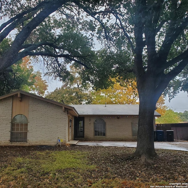 view of ranch-style house