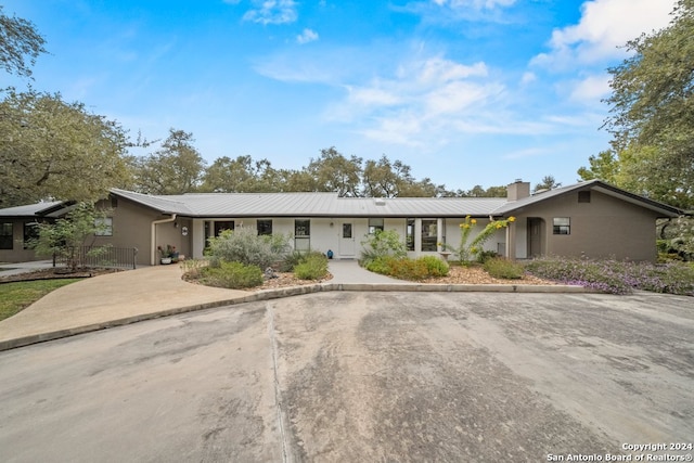 view of ranch-style home