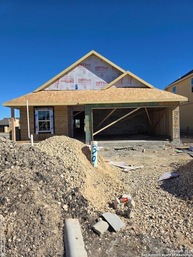 view of property under construction