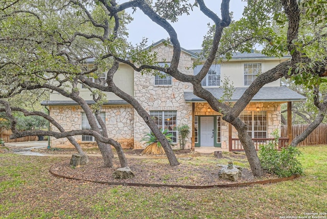 view of front of property