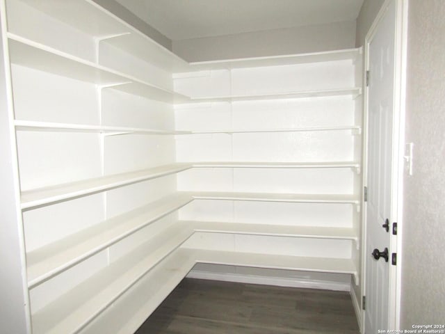 view of pantry