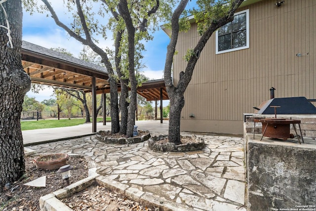 view of patio