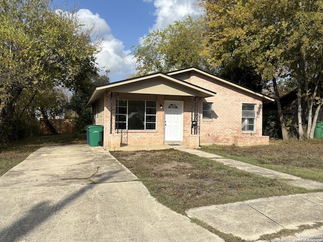 view of bungalow-style house