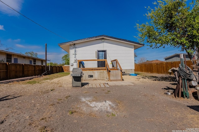 view of rear view of house