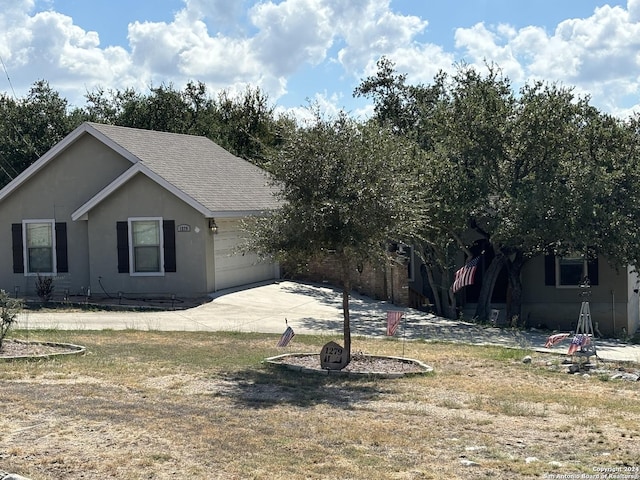 view of home's exterior featuring a garage