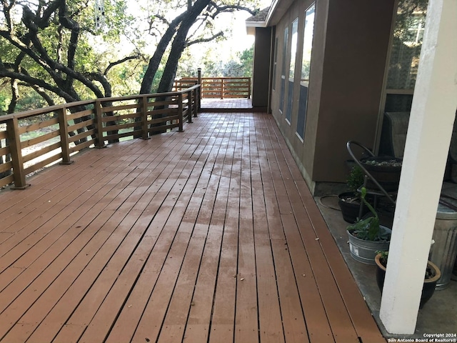 view of deck