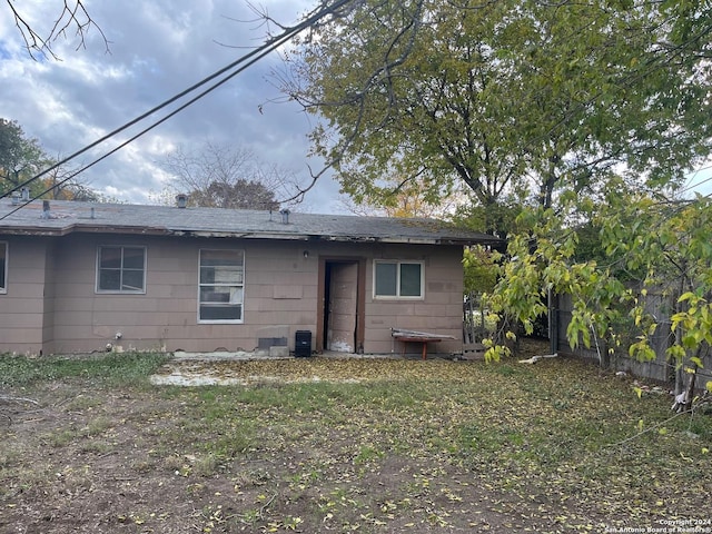 view of back of house