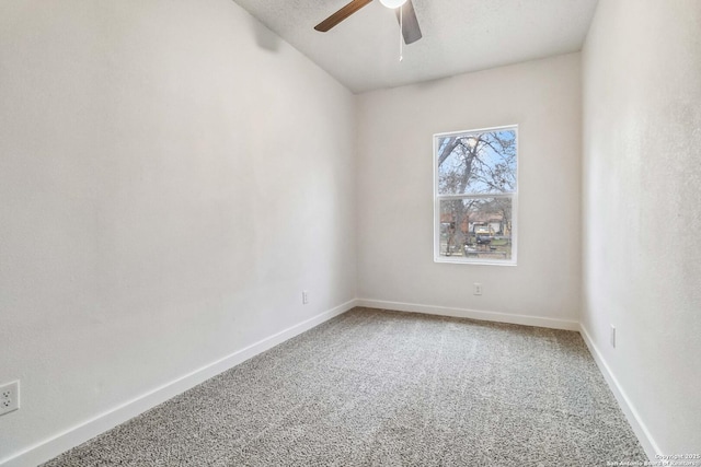 1206 W Hein Rd, San Antonio, TX 78220 - carpeted empty room featuring a ceiling fan and baseboards