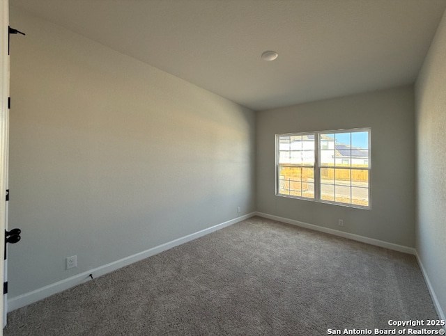 unfurnished room featuring carpet floors