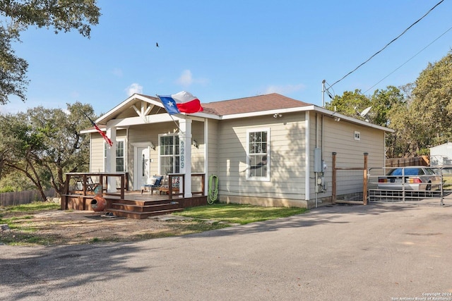 bungalow with a deck