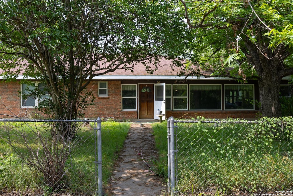 view of ranch-style house