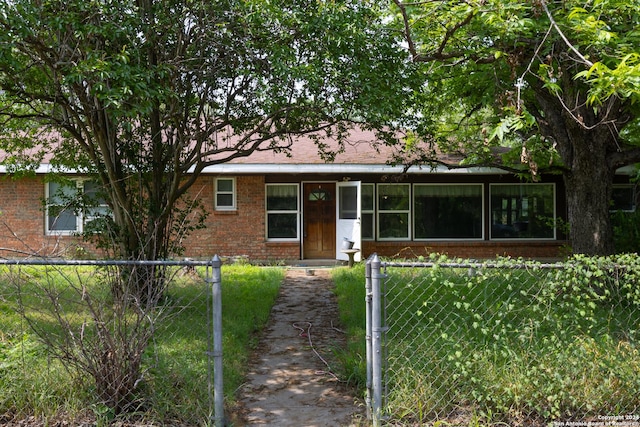 view of ranch-style house