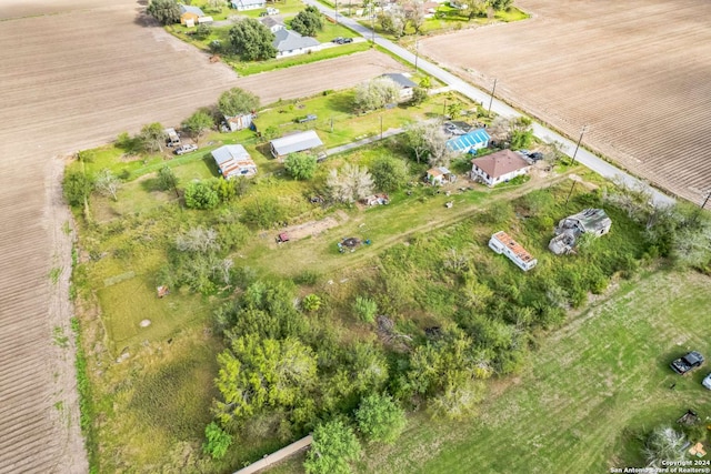 bird's eye view featuring a rural view