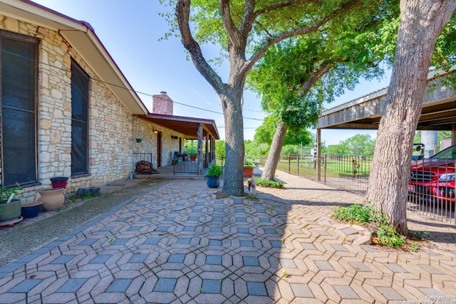 view of patio