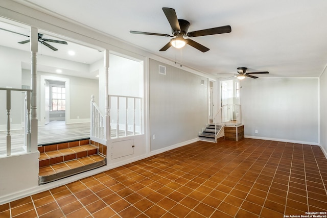 view of unfurnished living room