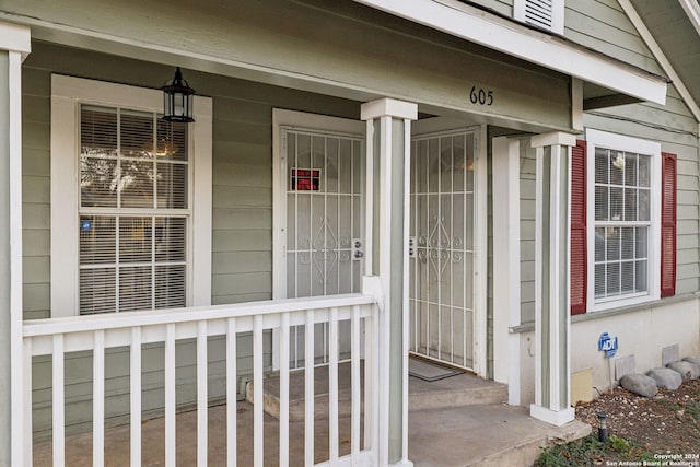 view of property entrance