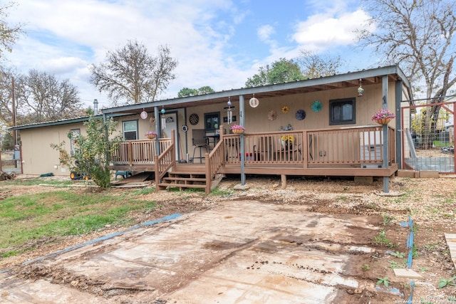 view of front of home