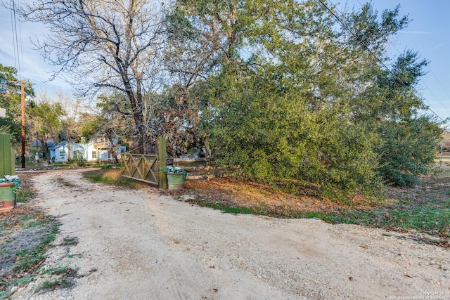 view of road