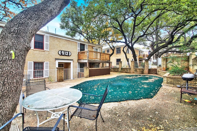 view of pool