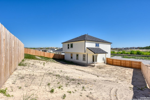 view of rear view of property