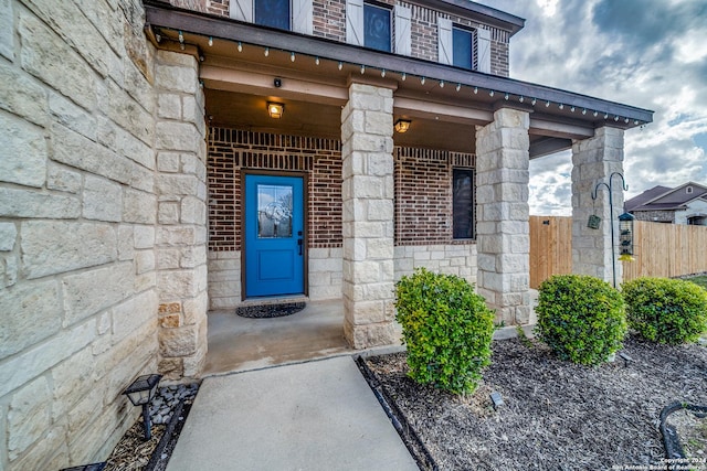 view of property entrance