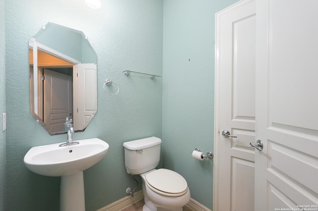 bathroom with toilet