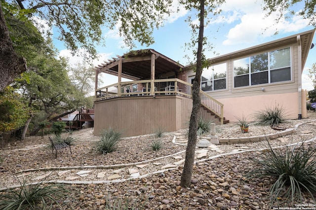 view of rear view of house