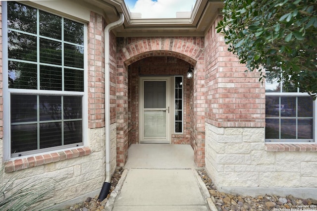 view of entrance to property