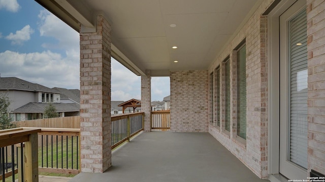 view of patio