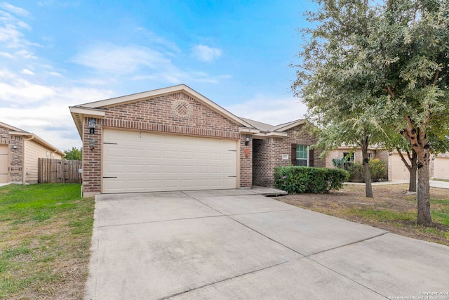 ranch-style house with a garage