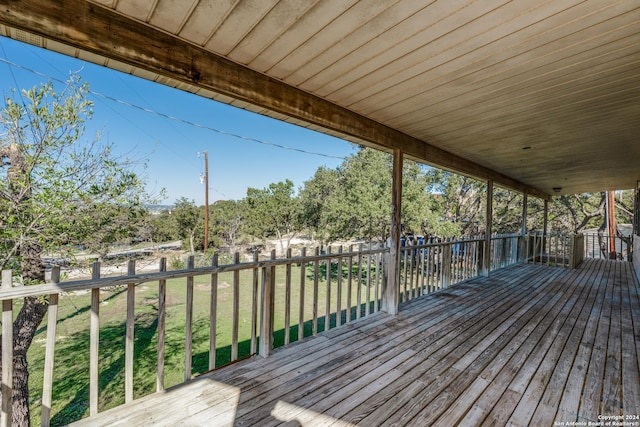 view of deck