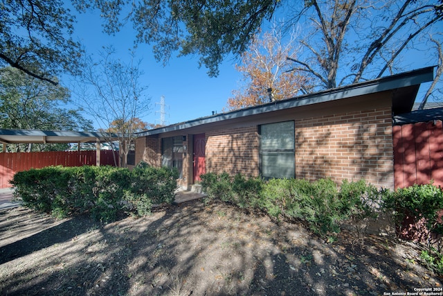 view of ranch-style house