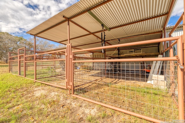 view of stable