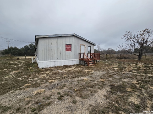 view of outdoor structure